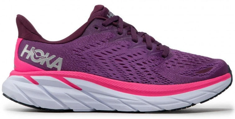 HOKA Women's Clifton 8 - Grape Wine/Beautyberry (1119394-GWBY) 1 HOKA Women's Clifton 8 - Grape Wine/Beautyberry (1119394-GWBY)