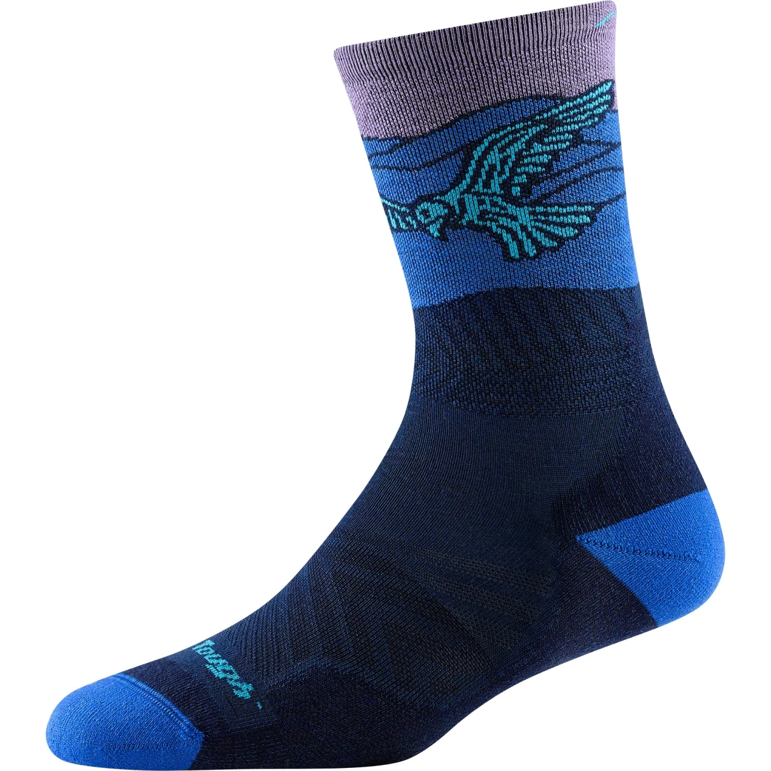 Darn Tough Women's Glide Micro Crew - Midnight (1058-MIDNIGHT) 2 Darn Tough Women's Glide Micro Crew - Midnight (1058-MIDNIGHT) - Image 2