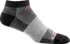 Darn Tough Men's No Show Light Running Socks - Charcoal (1437-Charcoal)