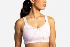 Brooks Women's Drive Convertible Run Bra - Rosewater (350081658)