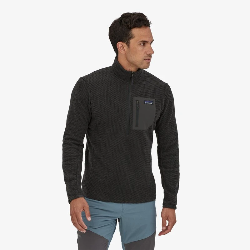 Patagonia Men's R1 Air Zip Neck - Black (40245BLK) 1 Patagonia Men's R1 Air Zip Neck - Black (40245BLK)