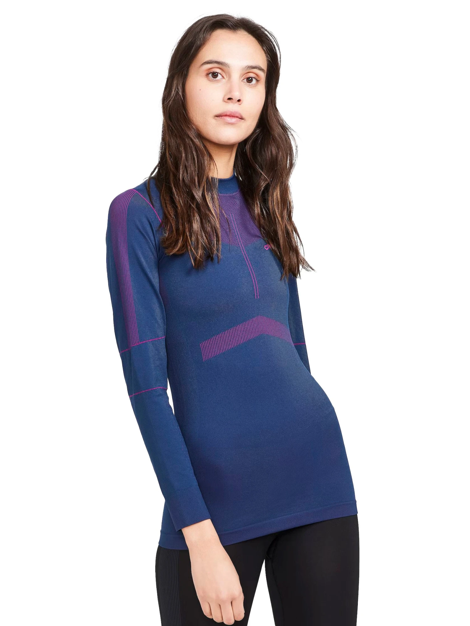 Craft Women's Active Intensity Crewneck Baselayer - Tide/Roxo (1907937-698486) 1 Craft Women's Active Intensity Crewneck Baselayer - Tide/Roxo (1907937-698486)