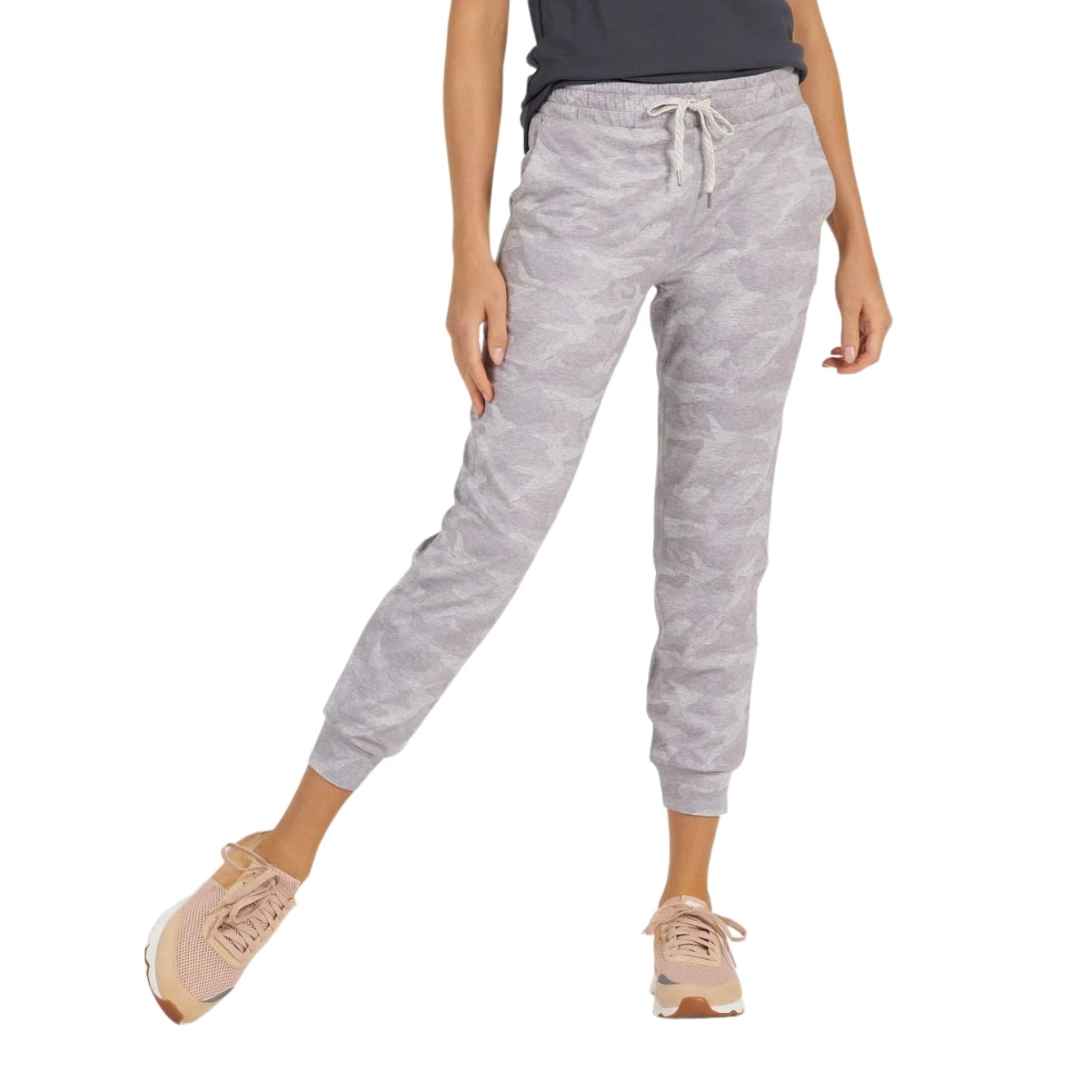 Vuori Women's Performance Joggers - Pale Heather Camo (VW303PHC) 1 Vuori Women's Performance Joggers - Pale Heather Camo (VW303PHC)