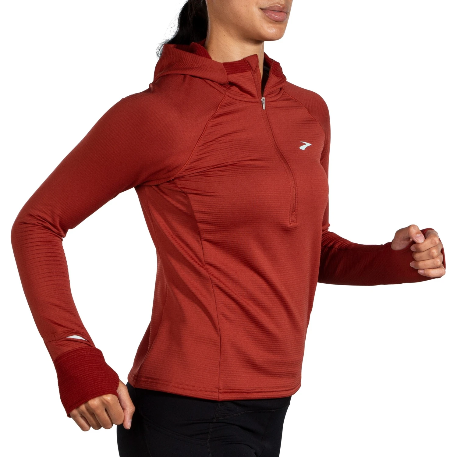 Brooks Women's Notch Thermal Hoodie 2.0 1 Brooks Women's Notch Thermal Hoodie 2.0