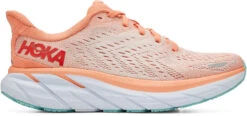 Hoka Store 43 HOKA Women's Clifton 8 - Cantaloupe/Silver Peony (1119394-CSPY)