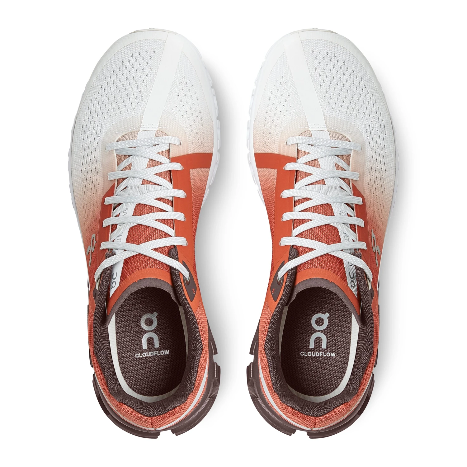 On Running Women's Cloudflow - Rust/White (35.99232) 4 On Running Women's Cloudflow - Rust/White (35.99232) - Image 4