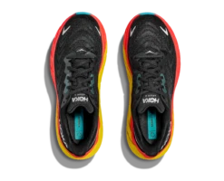 HOKA Men's Arahi 6 11 HOKA Men's Arahi 6 -Hoka Store hoka mens arahi 6 running shoe black red yellow 3