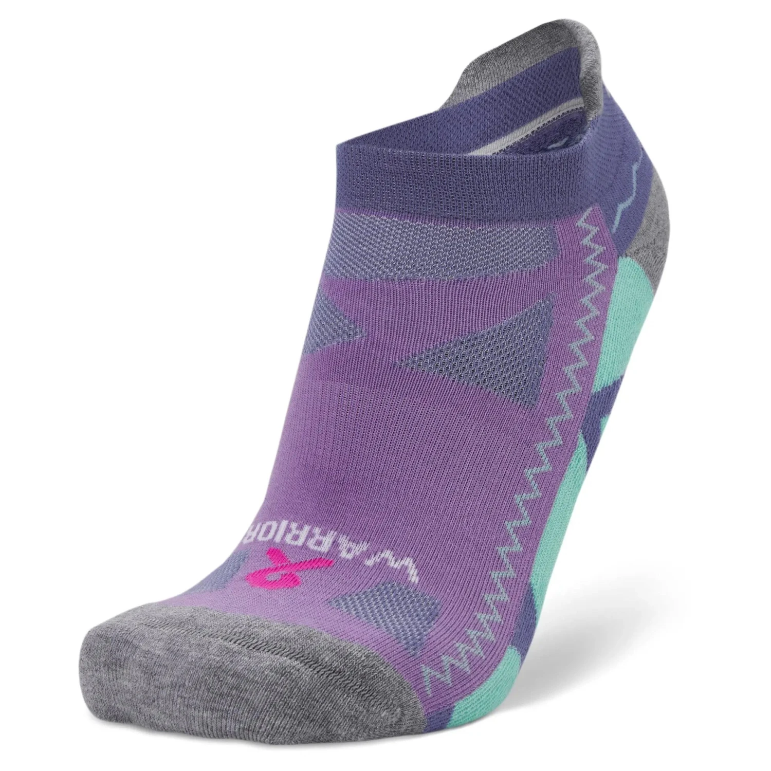 Balega Women's Grit And Grace Beautiful Warrior Running Socks - Violet (7496-6636) 2 Balega Women's Grit And Grace Beautiful Warrior Running Socks - Violet (7496-6636) - Image 2
